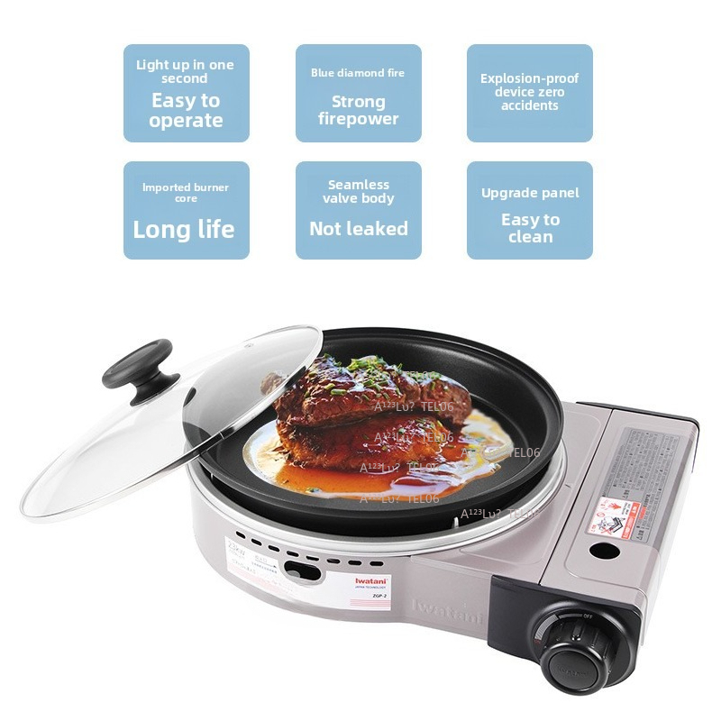 Home Cooking Gas - Portable Windproof Gas Stove Butane Burner
