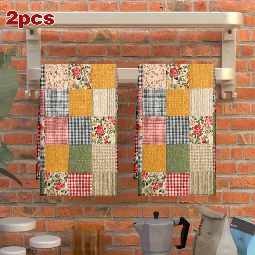 2Pcs, Plaid Spring Kitchen Tow - Home Cooking Is The Best recension och pris