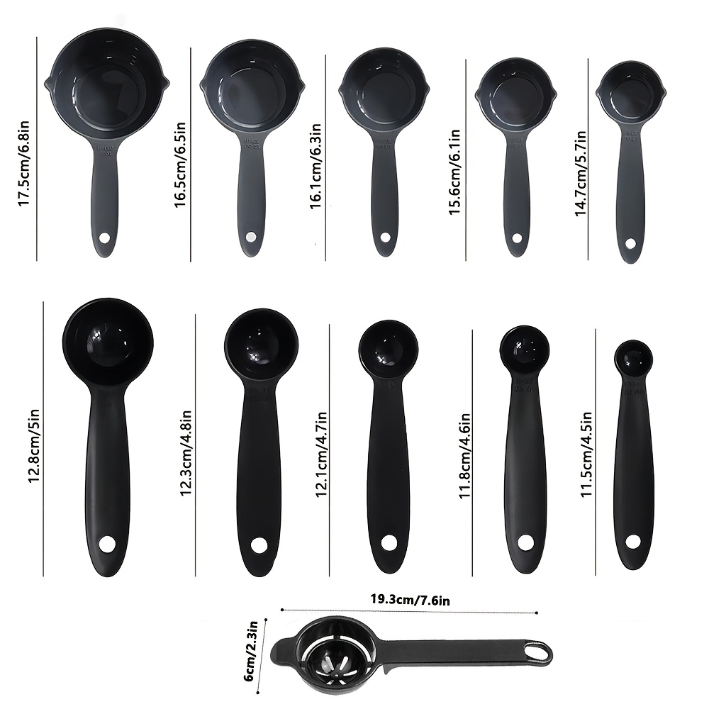 11pcs Plastic Measuring Cups&E - Home Cooking Help recension och pris