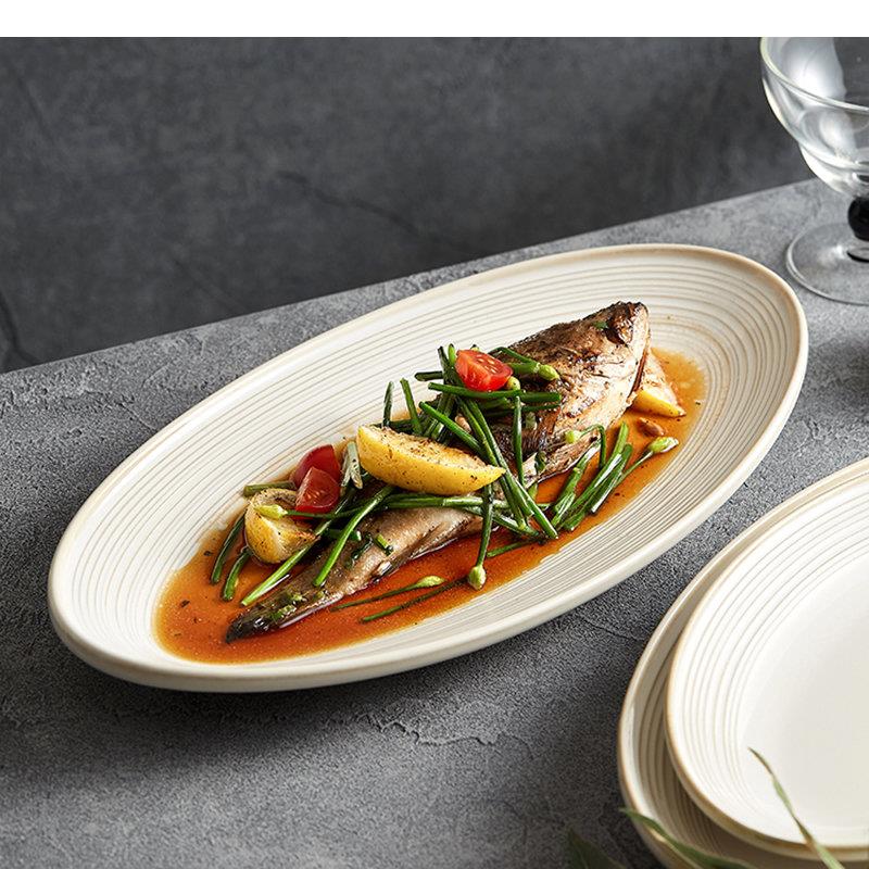 Oval Ceramic Dinner Plates Coo - Home Cooking Dinner recension och pris