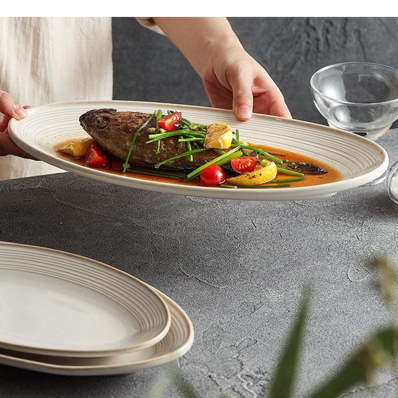 Oval Ceramic Dinner Plates Coo - Home Cooking Dinner recension och pris