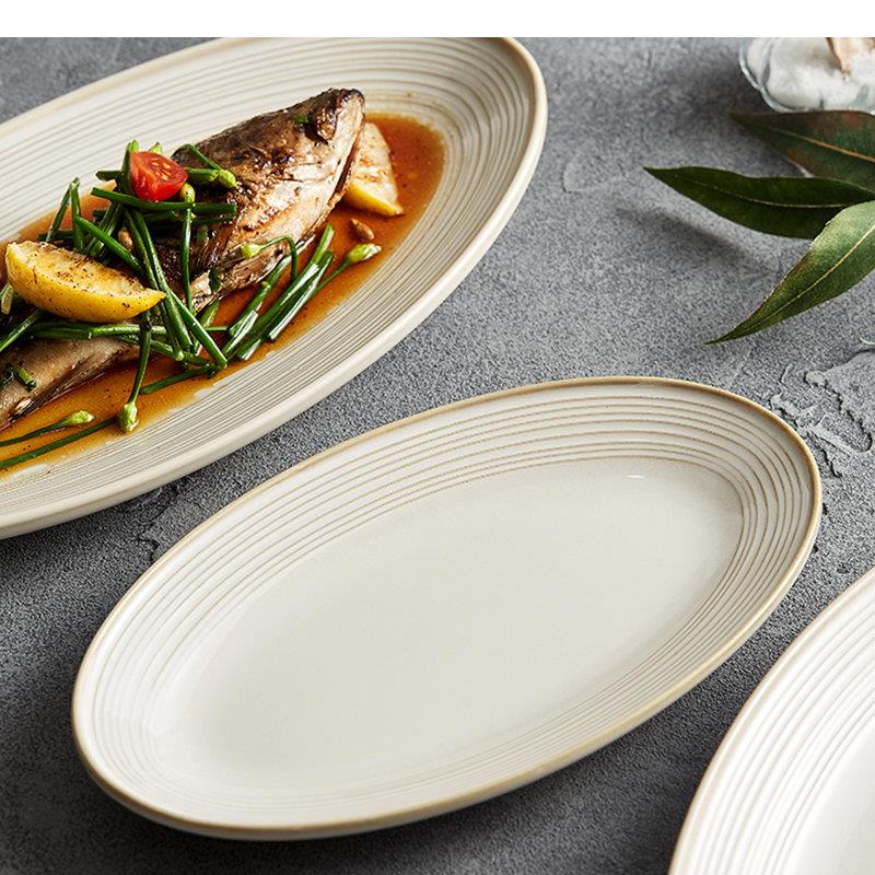 Oval Ceramic Dinner Plates Coo - Home Cooking Dinner recension och pris