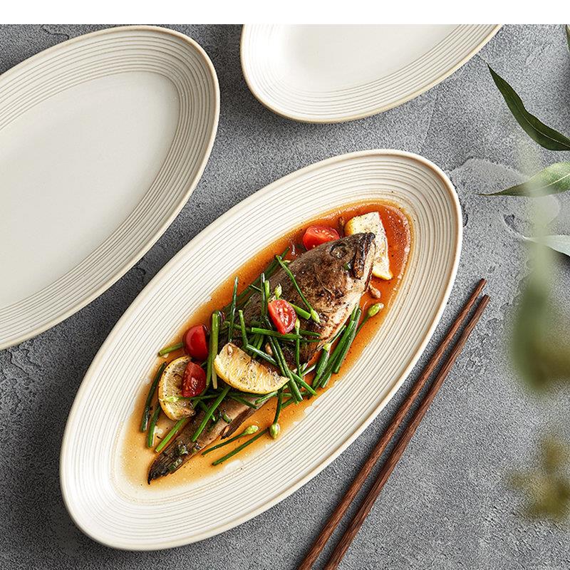 Oval Ceramic Dinner Plates Coo - Home Cooking Dinner recension och pris