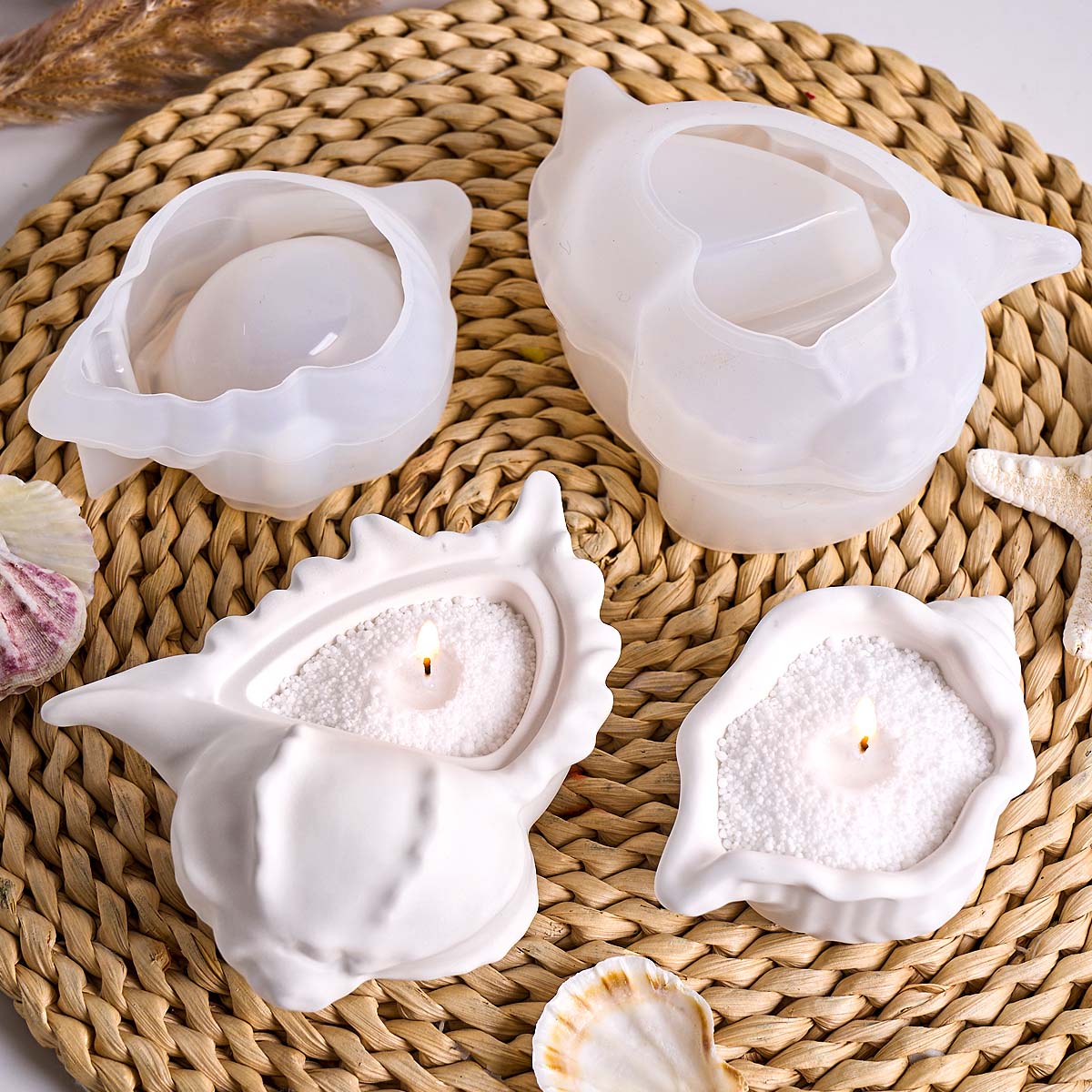 Conch Flowerpot Silicone Mold  - Idli Steamer Mold recension och pris