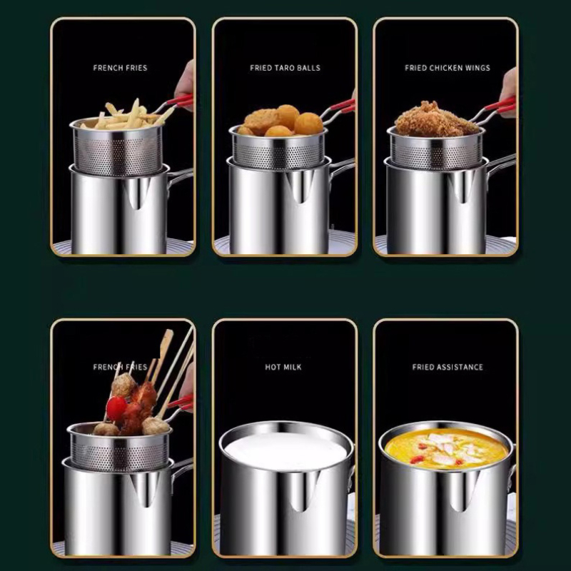304 Stainless Steel Deep Fryer - Home Cooking Help recension och pris