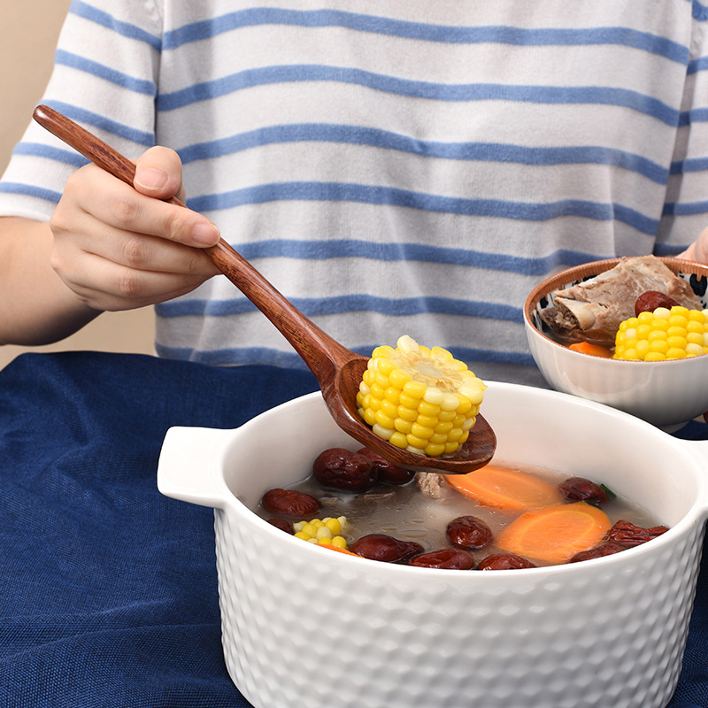 Long Handle Ramen Wooden Spoon - Home Cooking In Japanese recension och pris