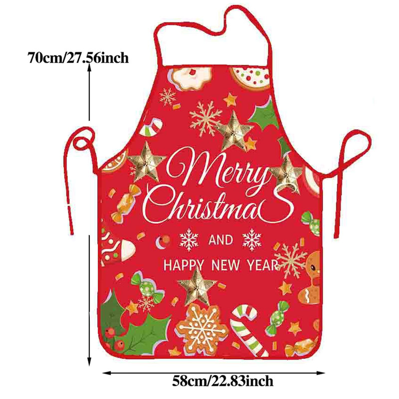 1PC Santa Claus Apron Christma - Home Cooking Dinner recension och pris