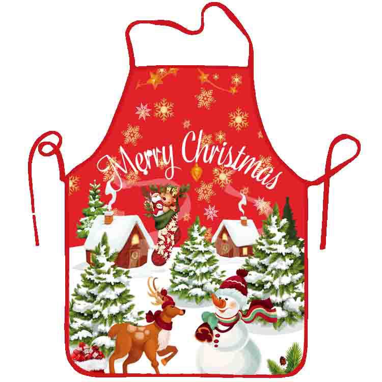 1PC Santa Claus Apron Christma - Home Cooking Dinner recension och pris