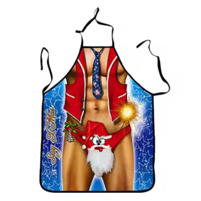 1PC Santa Claus Apron Christma - Home Cooking Dinner recension och pris