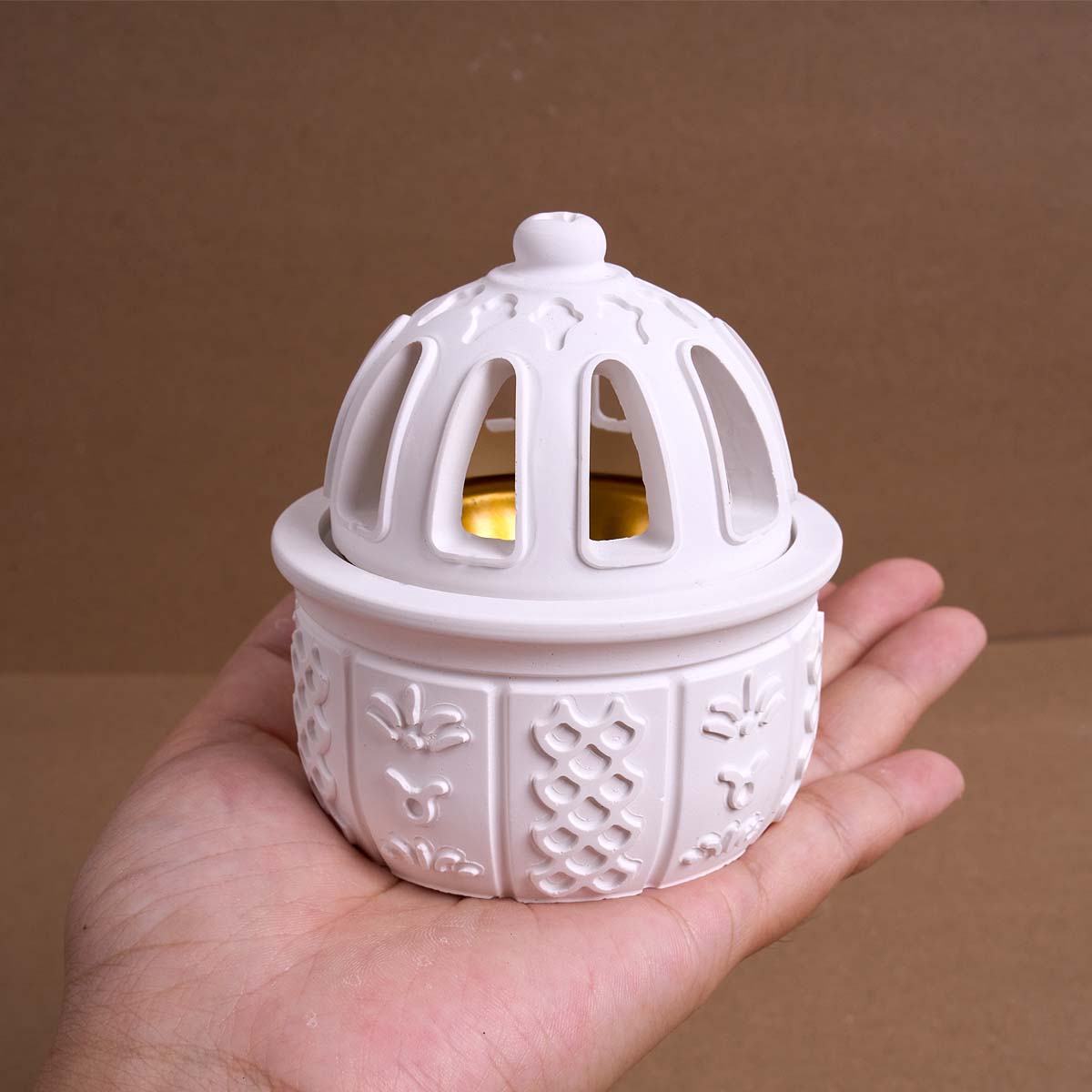 Round Relief Candle Jar Silico - Idli Steamer Mold recension och pris