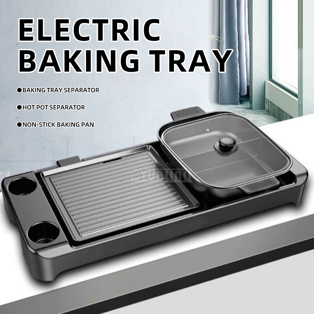 Electric Barbecue Hotpot Stove - Home Cooking Electric recension och pris