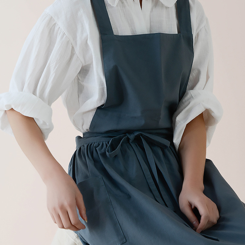 Women Cotton Linen Bib Apron J - Home Cooking In Japanese recension och pris