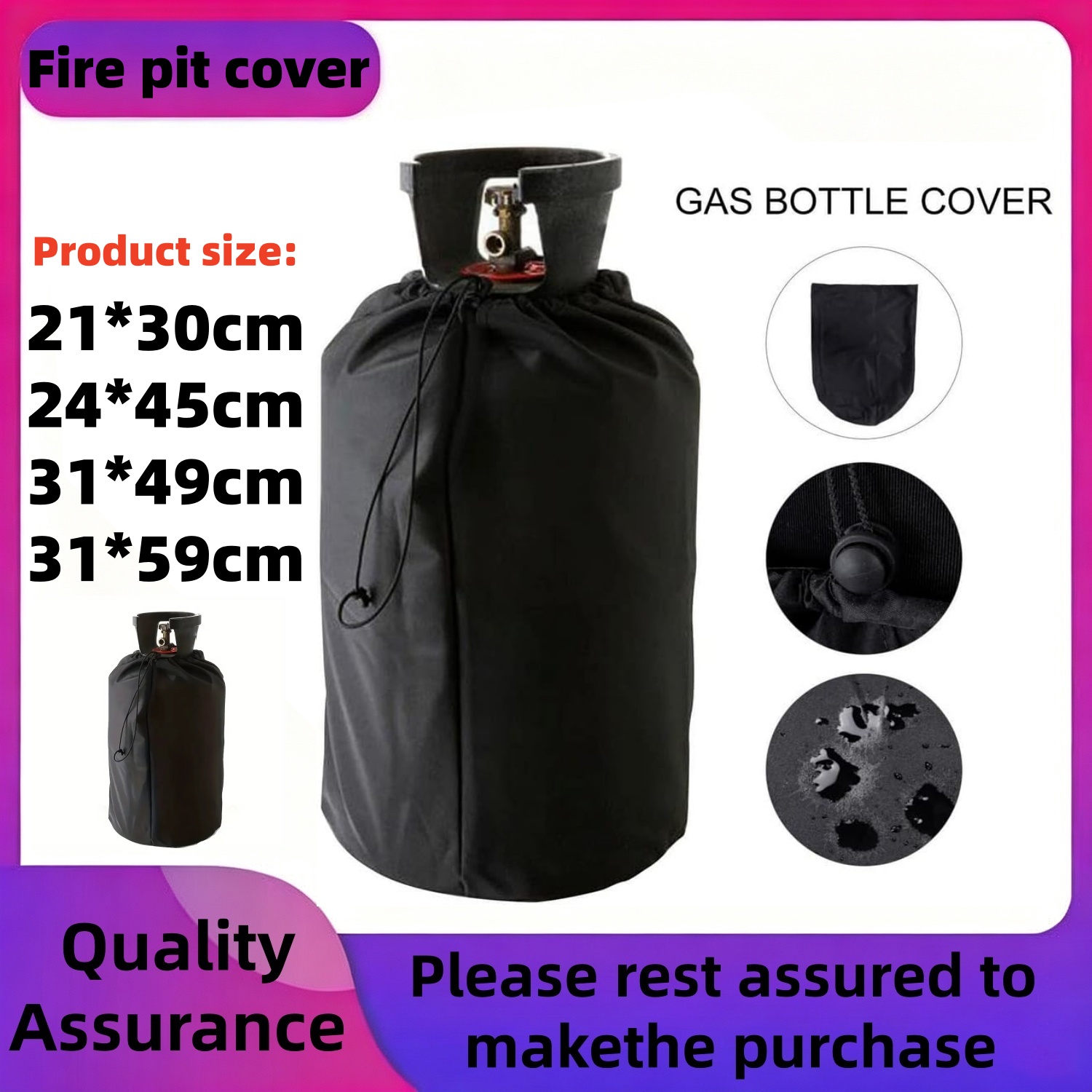 asky Gas Bottle Cover with Wat - Home Cooking Gas recension och pris