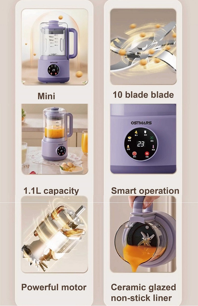 600W Home Soy Milk Machine 110 - Home Cooking Electric recension och pris