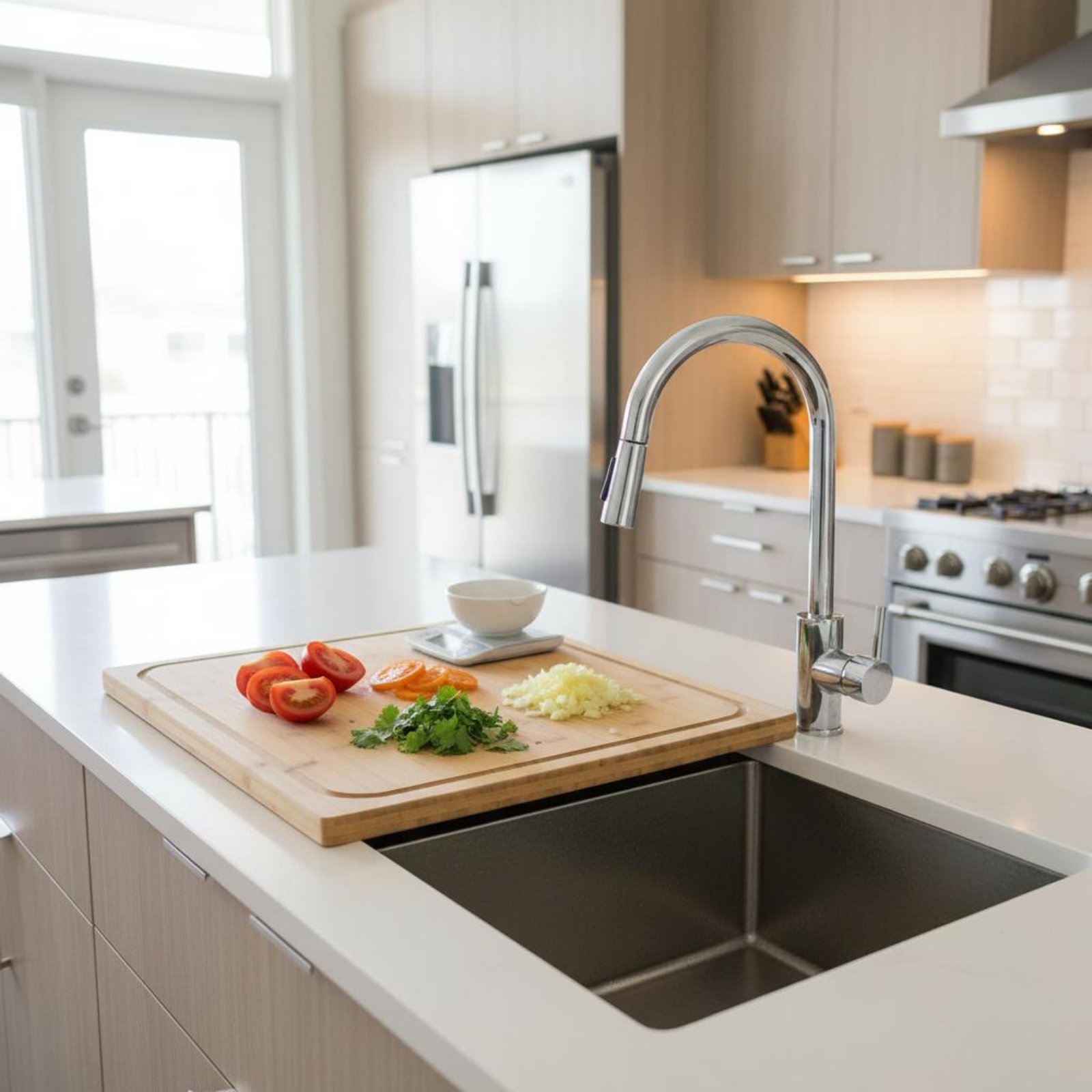 Over the Sink Cutting Board Mu - Home Cooking In recension och pris