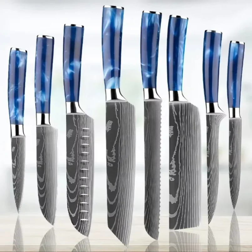 Damascus Patterned Laser Steel - Home Cooking In Japanese recension och pris