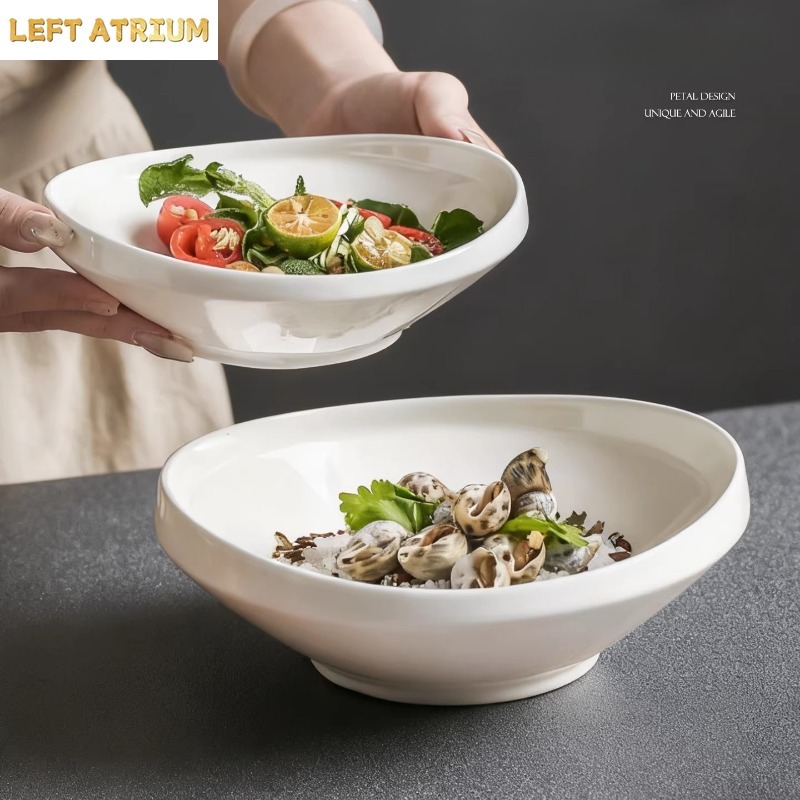 7-inch Uniquely Shaped White C - Home Cooking Dinner recension och pris