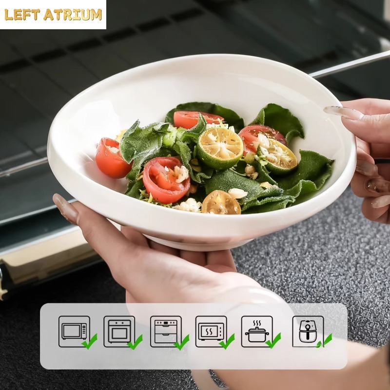 7-inch Uniquely Shaped White C - Home Cooking Dinner recension och pris