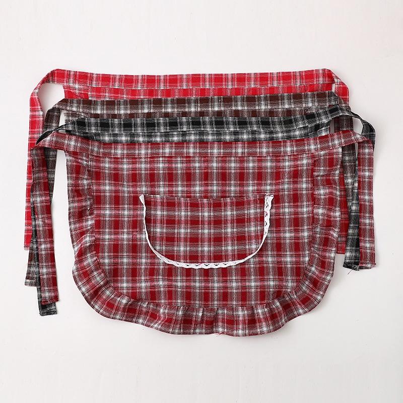 Apron Square Check Half Waist  - Home Cooking Service recension och pris