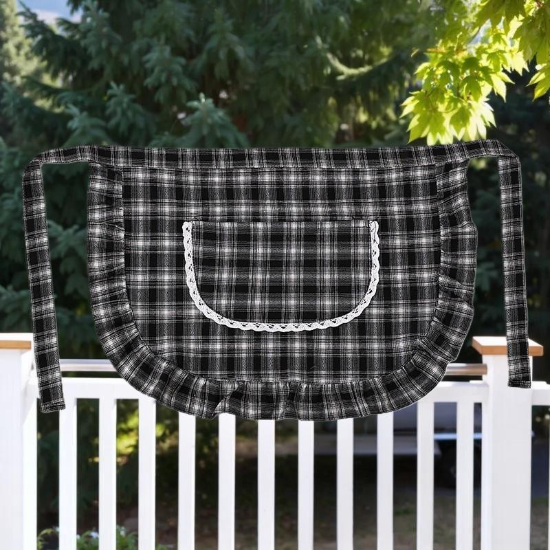 Apron Square Check Half Waist  - Home Cooking Service recension och pris