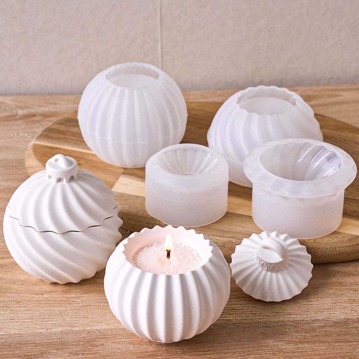 Diagonal Stripe Candle Jar Sil - Idli Steamer Mold recension och pris