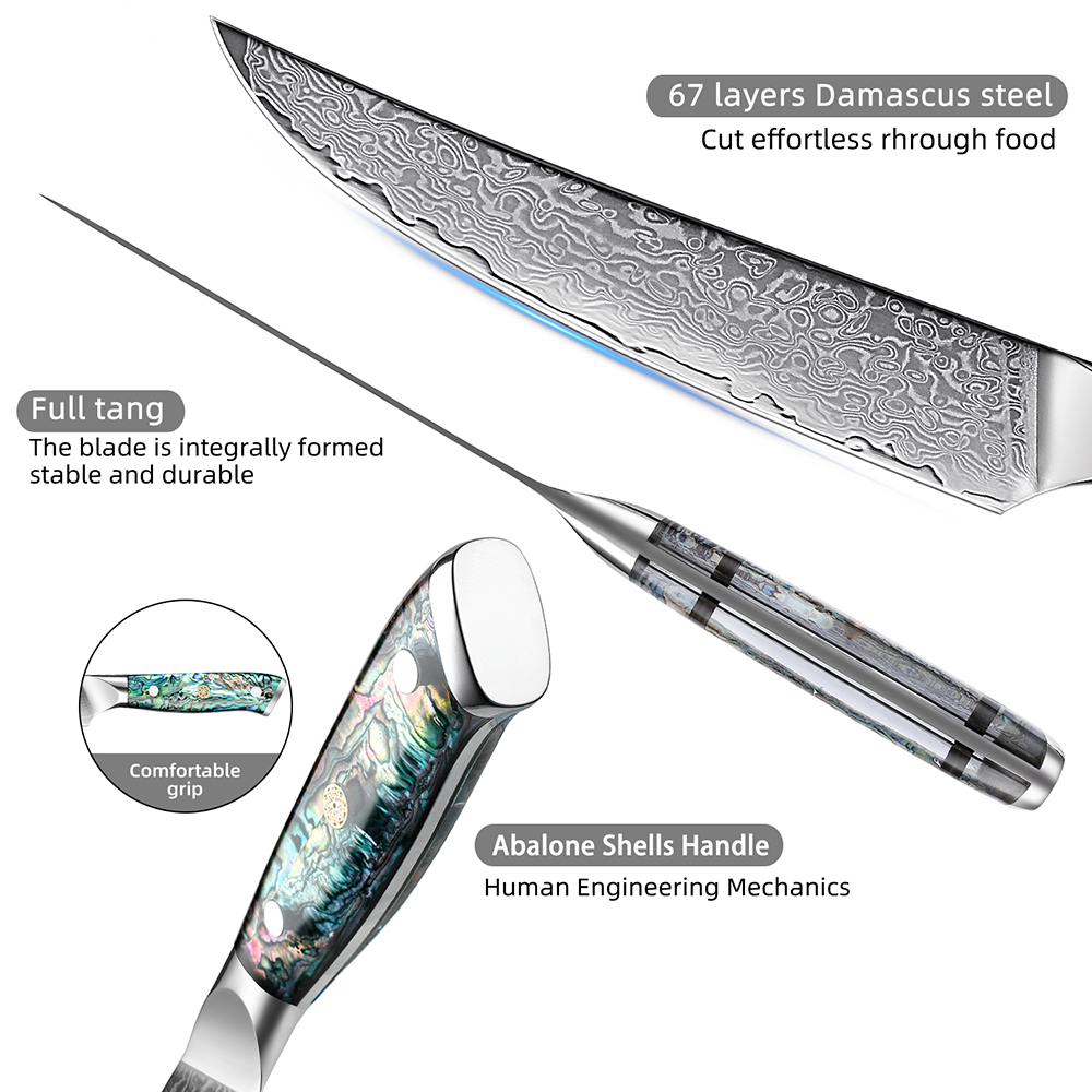 Japanese Damascus Steel Utilit - Home Cooking In Japanese recension och pris