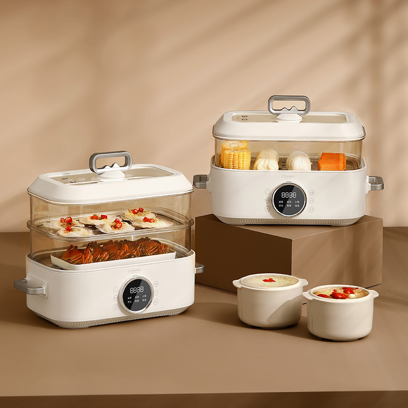 10L 3-in-1 Electric Food Steam - Home Cooking Electric recension och pris