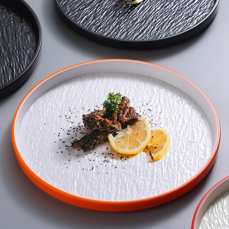 Modern Round Stone Melamine St - Home Cooking In Japanese recension och pris