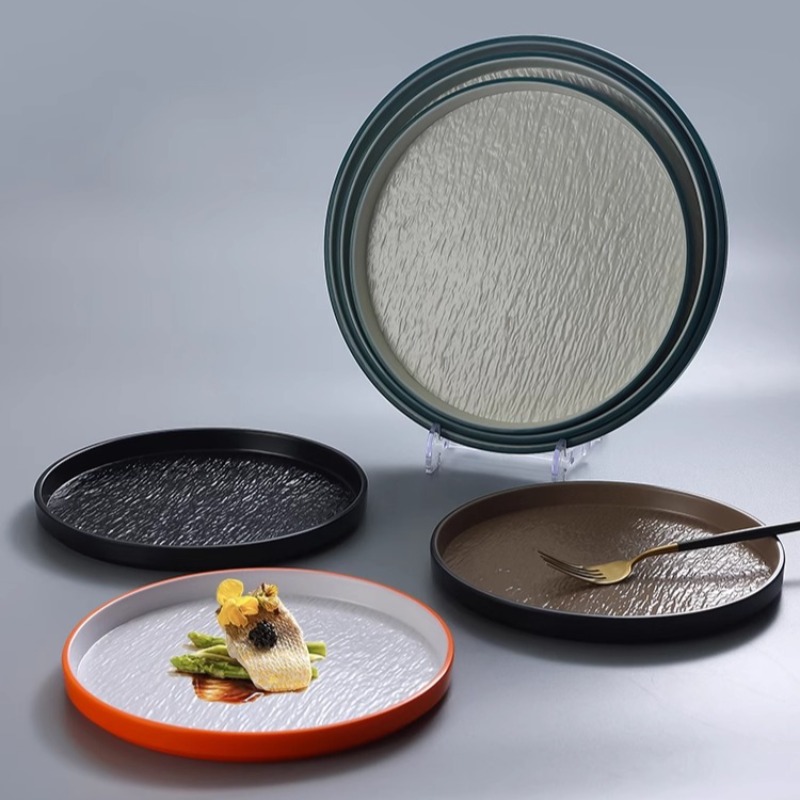 Modern Round Stone Melamine St - Home Cooking In Japanese recension och pris
