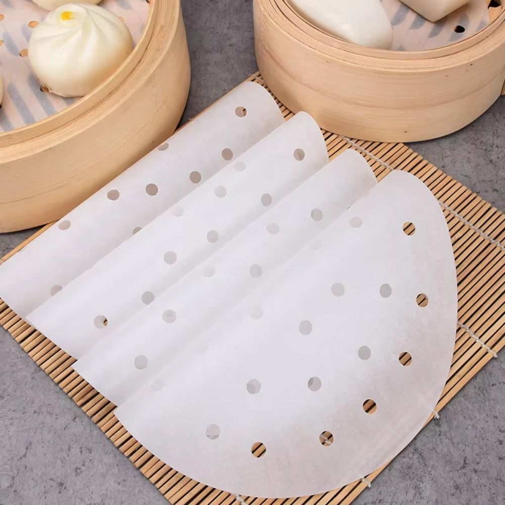 100Pcs Steamed Paper Steamed B - Home Cooking Help recension och pris