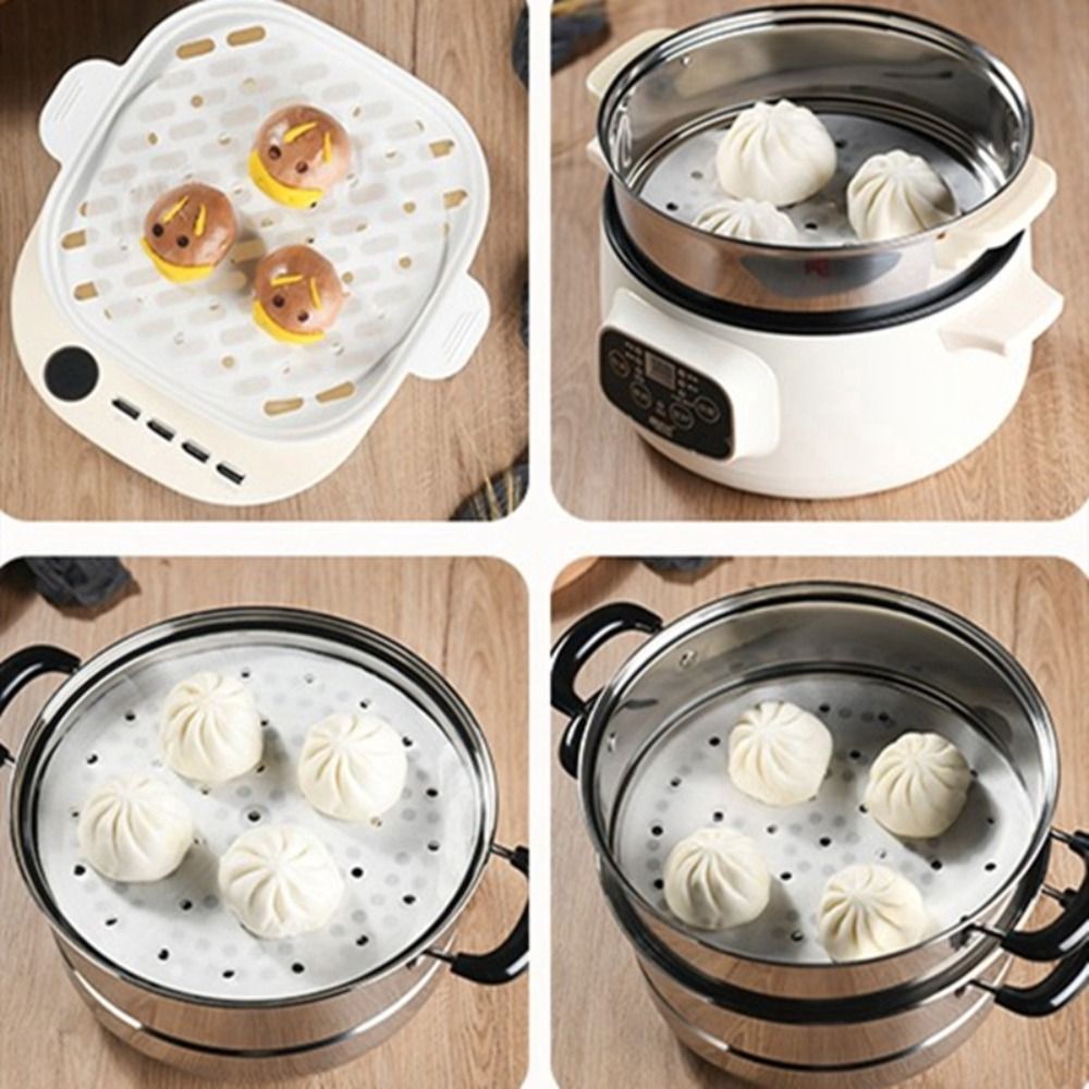 100Pcs Steamed Paper Steamed B - Home Cooking Help recension och pris